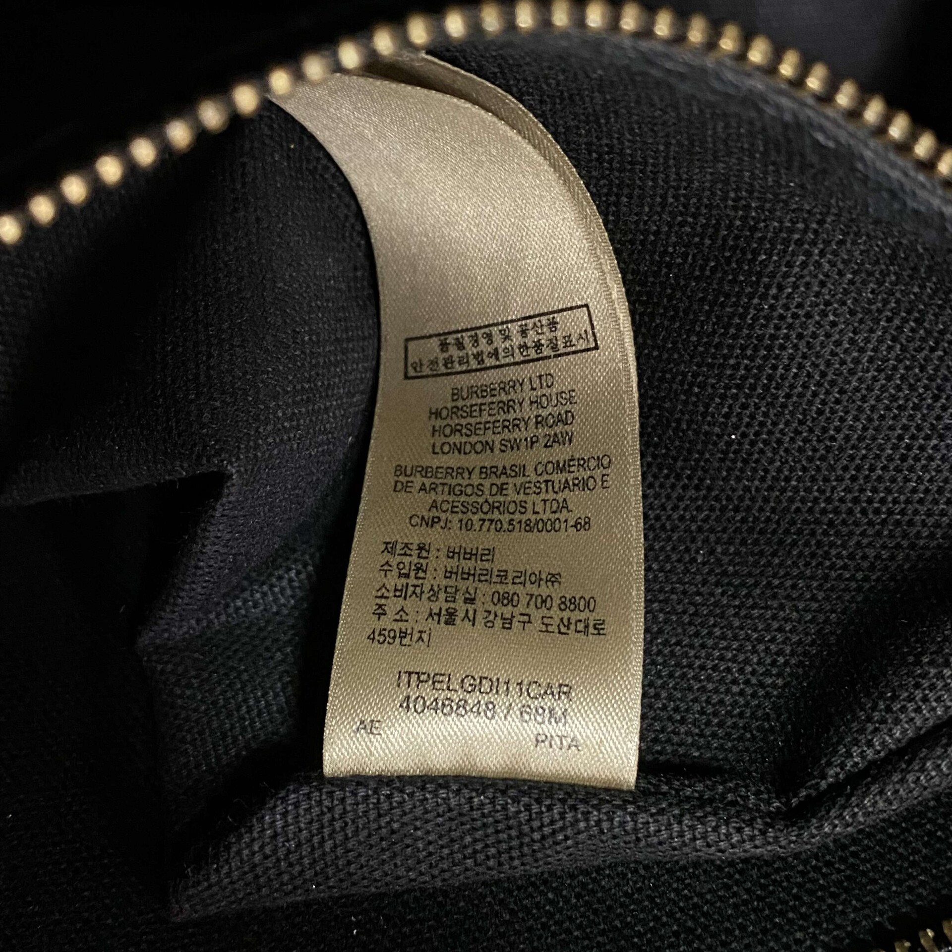 Bolsa Burberry Tiracolo Azul Marinho