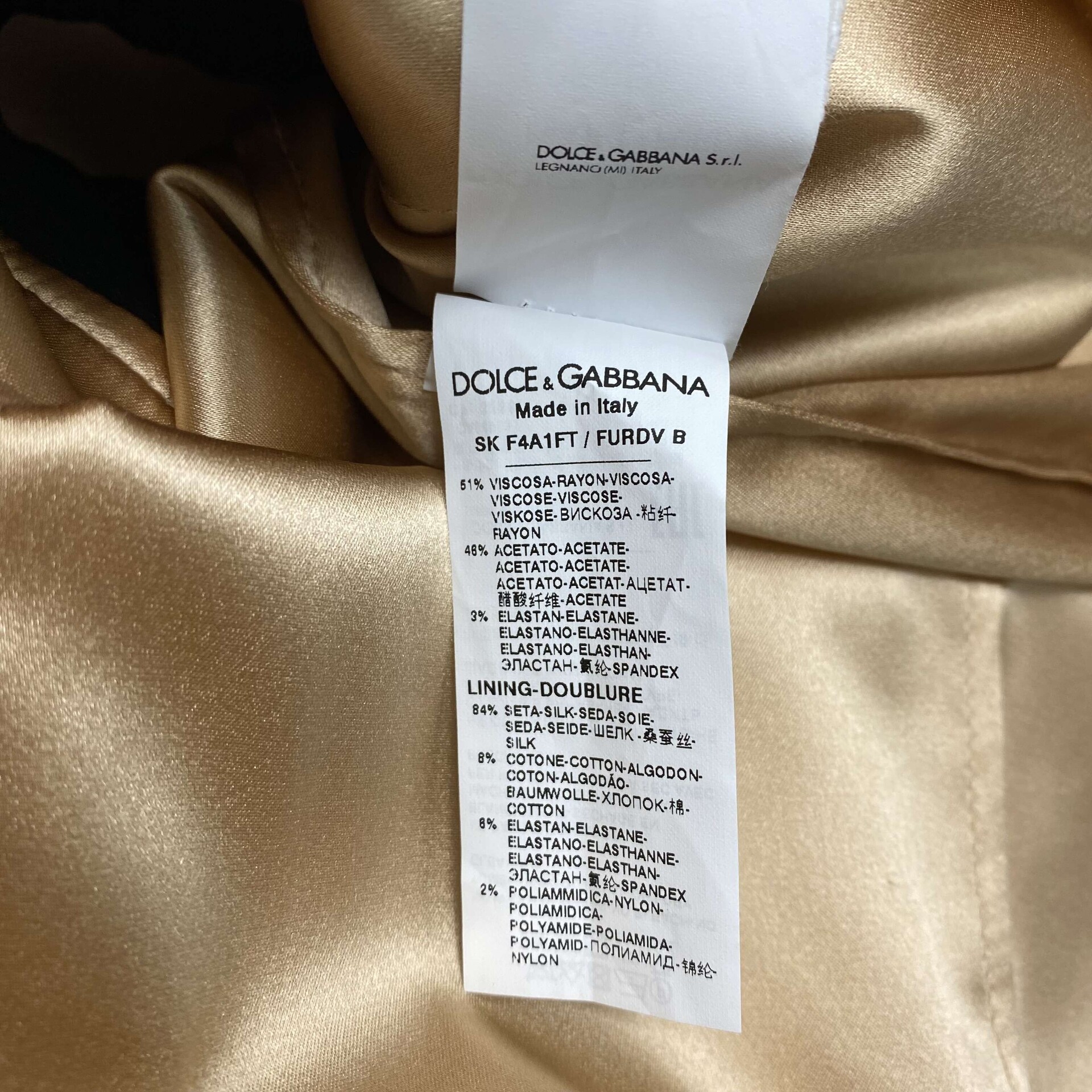 Saia Dolce & Gabbana Bege