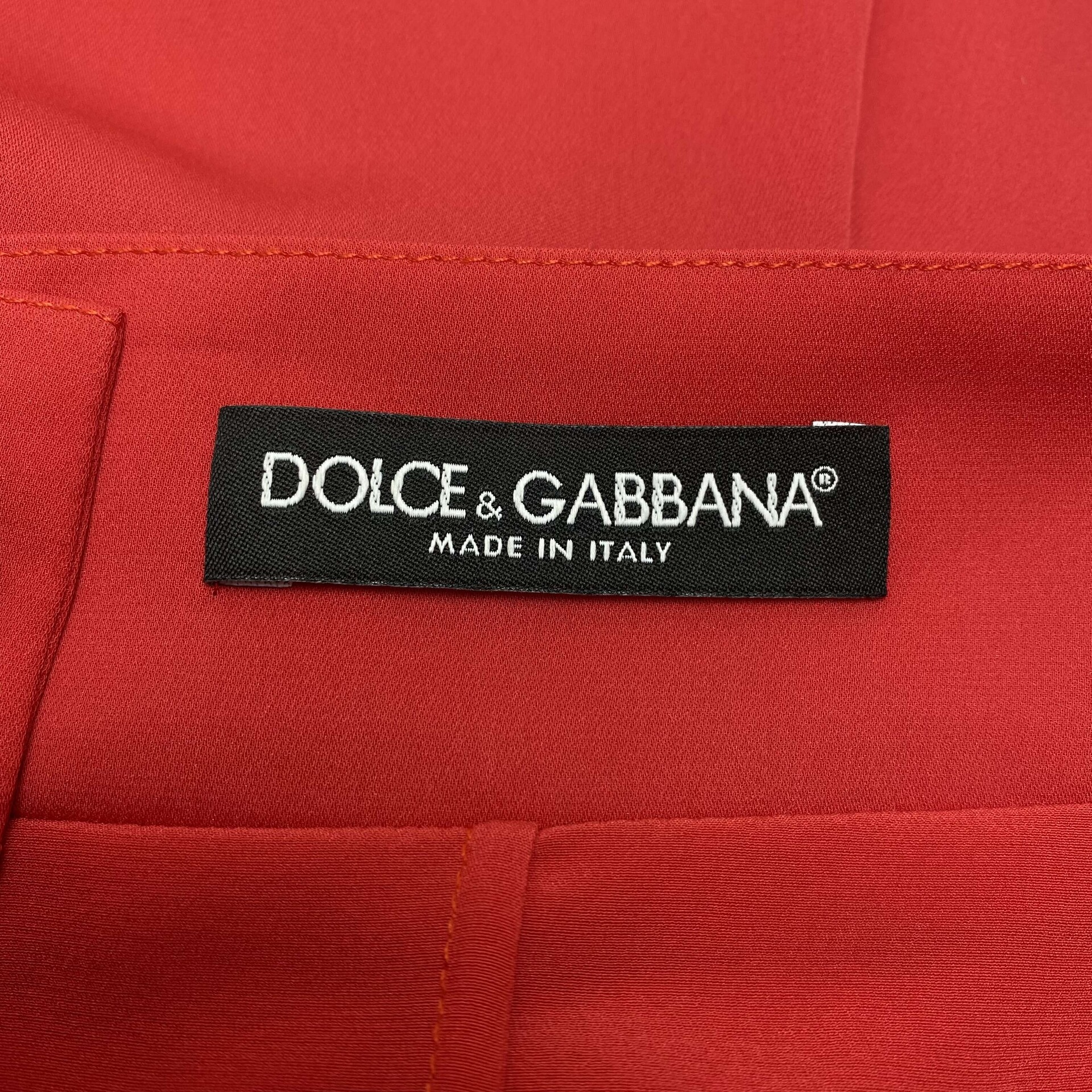 Saia Dolce & Gabbana Midi Vermelha