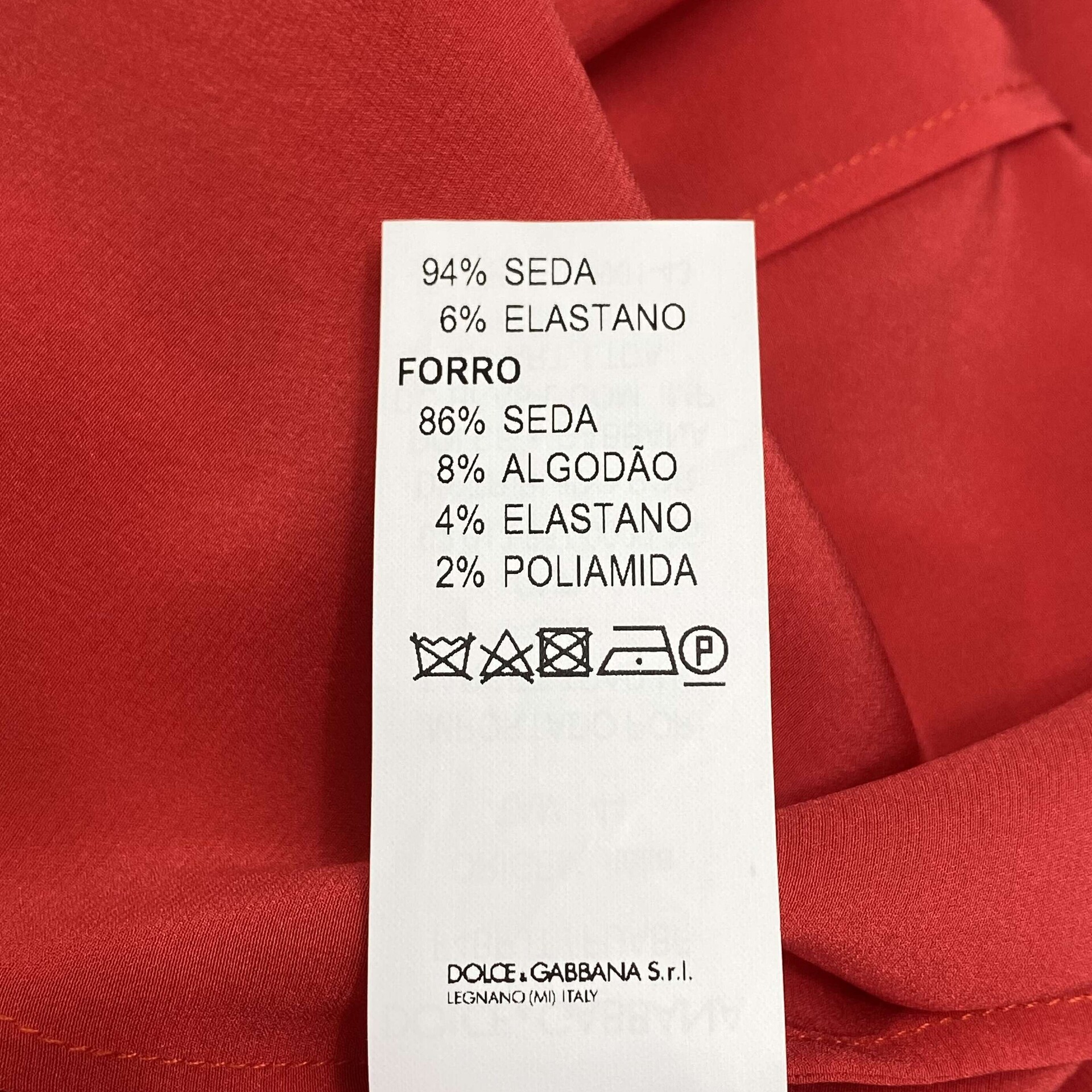 Saia Dolce & Gabbana Midi Vermelha