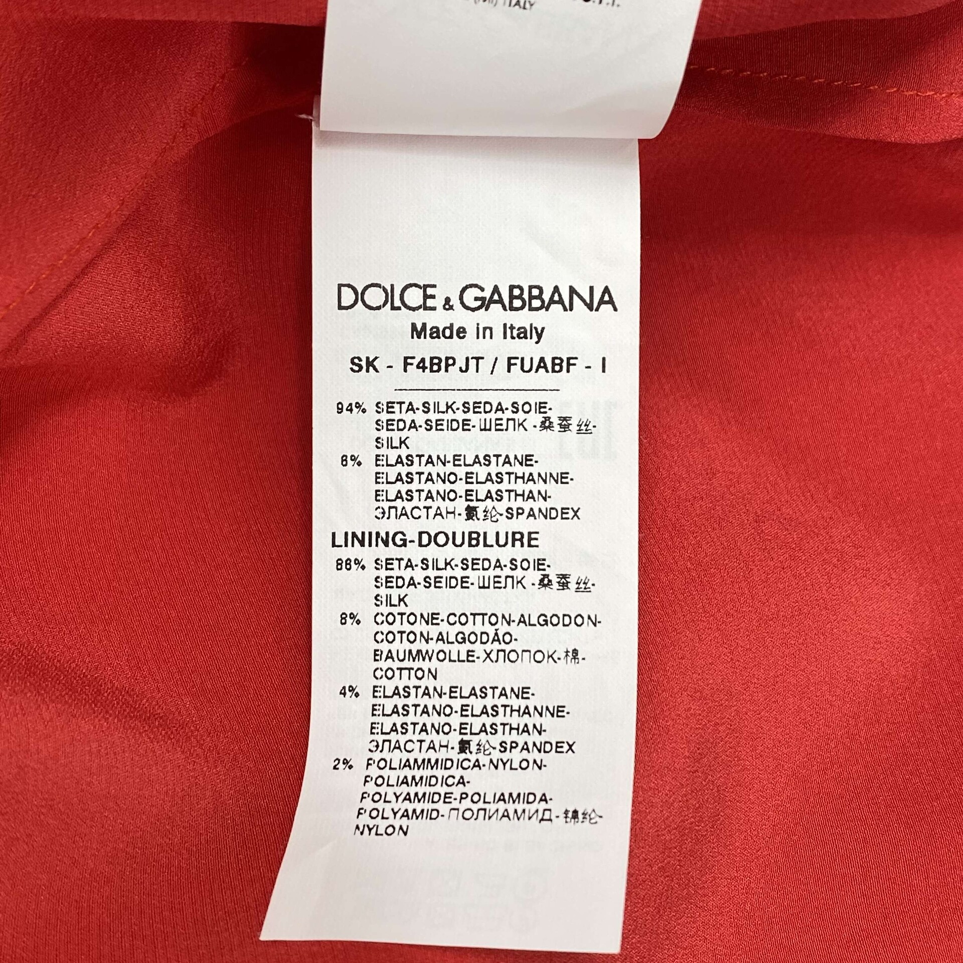 Saia Dolce & Gabbana Midi Vermelha