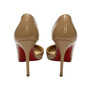 Scarpin Christian Louboutin Verniz Bege