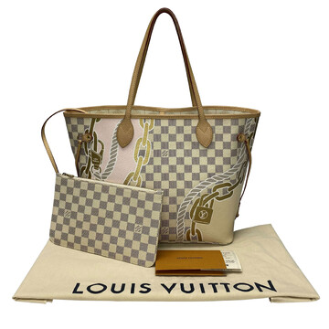 Bolsa Louis Vuitton Neverfull MM Damier Azur