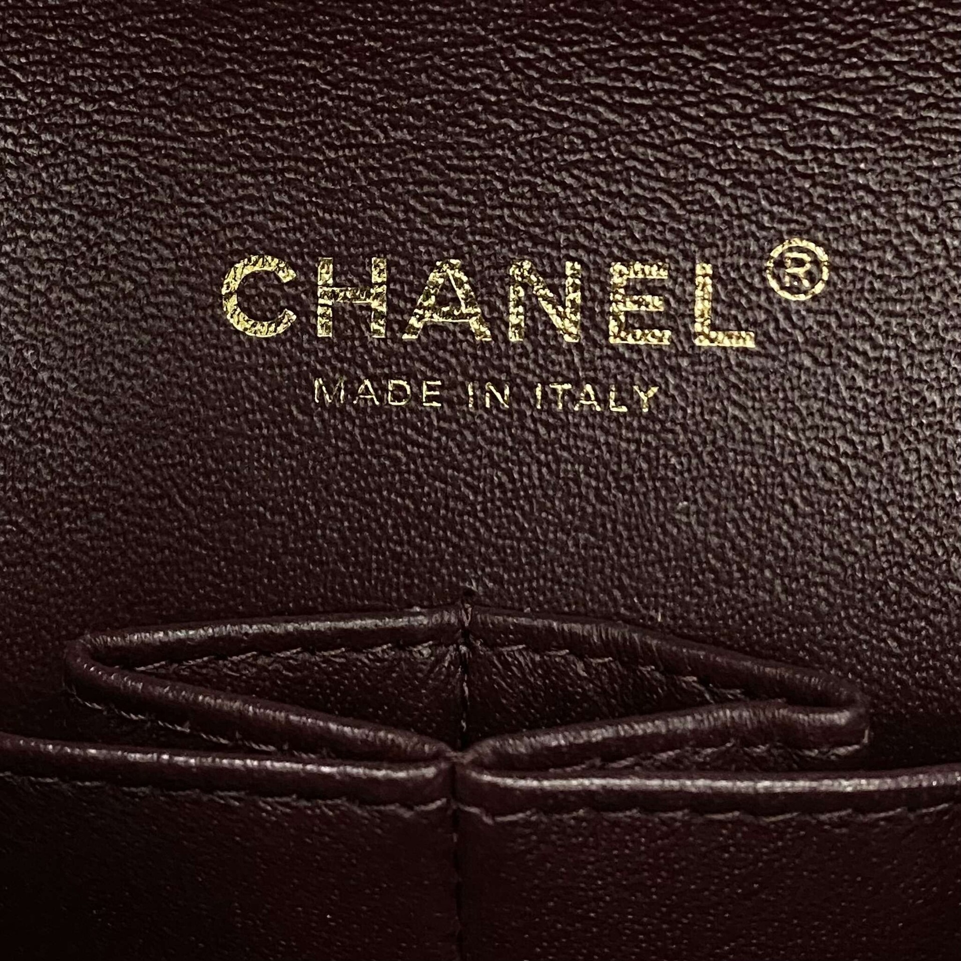 Bolsa Chanel Double Flap Couro Cavair Preto