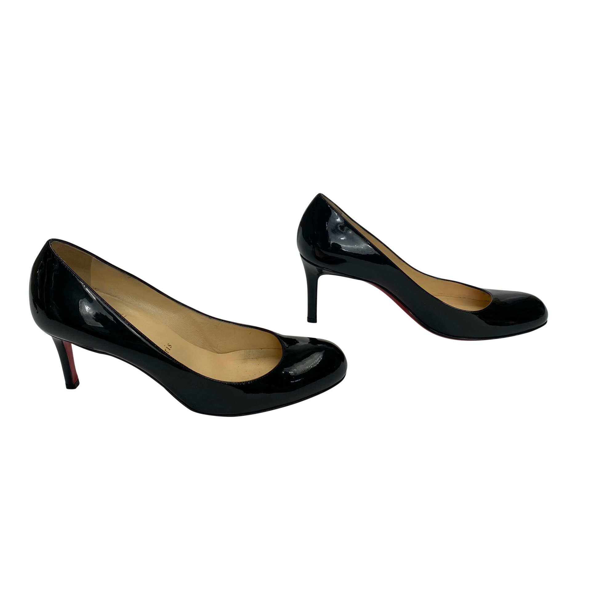 Sapato Christian Louboutin Simple Pump 70 Verniz