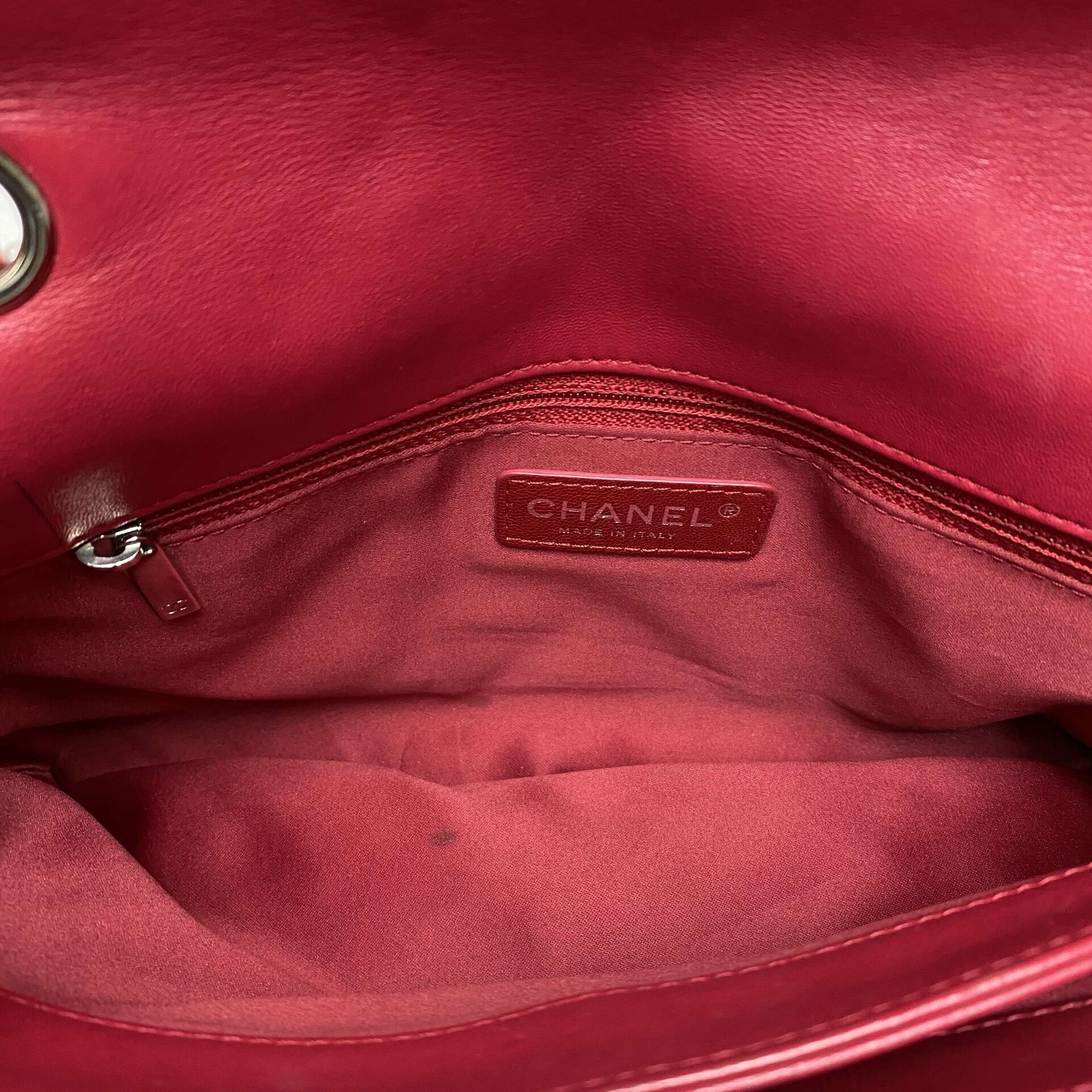 Bolsa Chanel 3 Accordion Vermelha