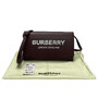 Bolsa Burberry Hazelmere Couro Vinho