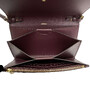 Bolsa Burberry Hazelmere Couro Vinho