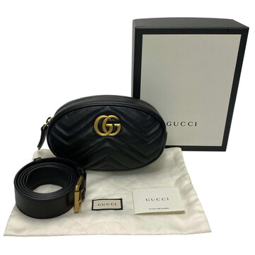 Pochette Gucci GG Marmont Preta