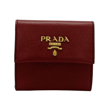 Porta-Moedas Prada Couro Vermelho