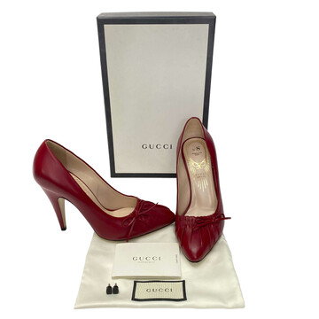 Scarpin Gucci N8 Hibiscus Red Vermelho