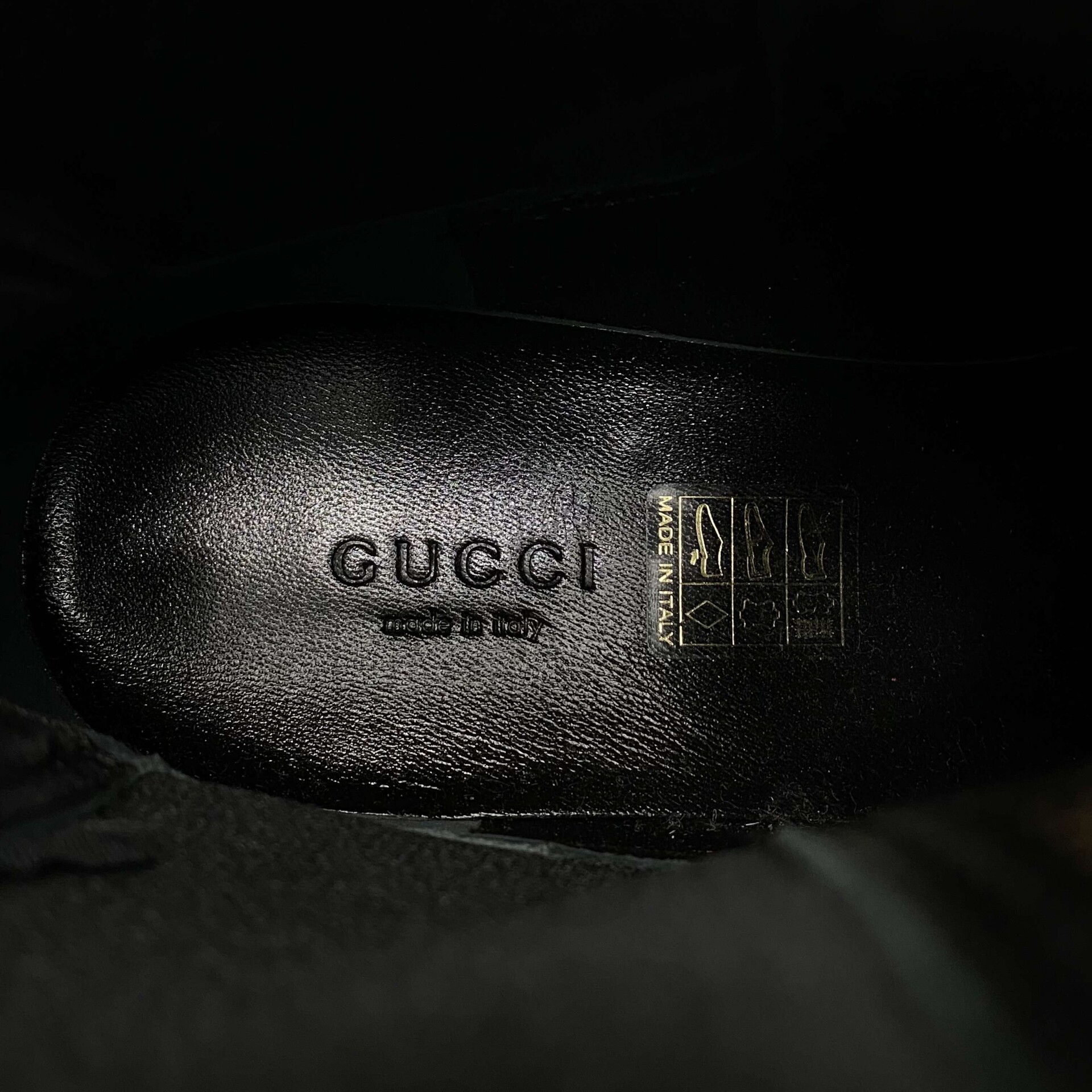 Bota Gucci Horsebit Preta