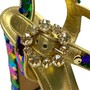 Sandália Dolce & Gabbana Paetês Dourada