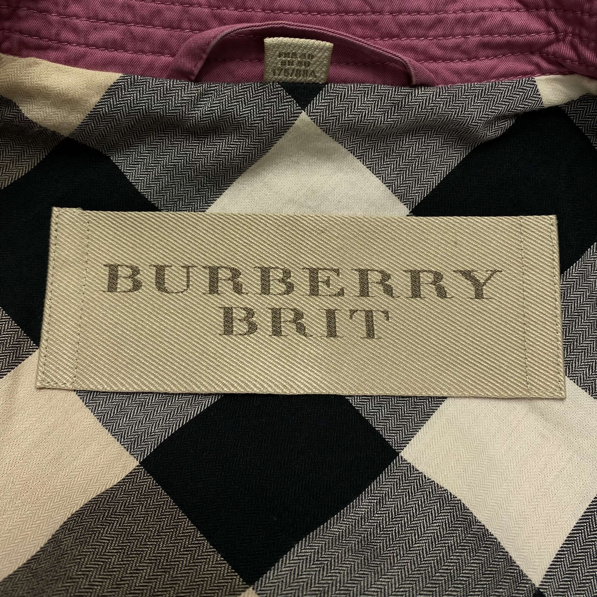 Casaco Burberry Rosa