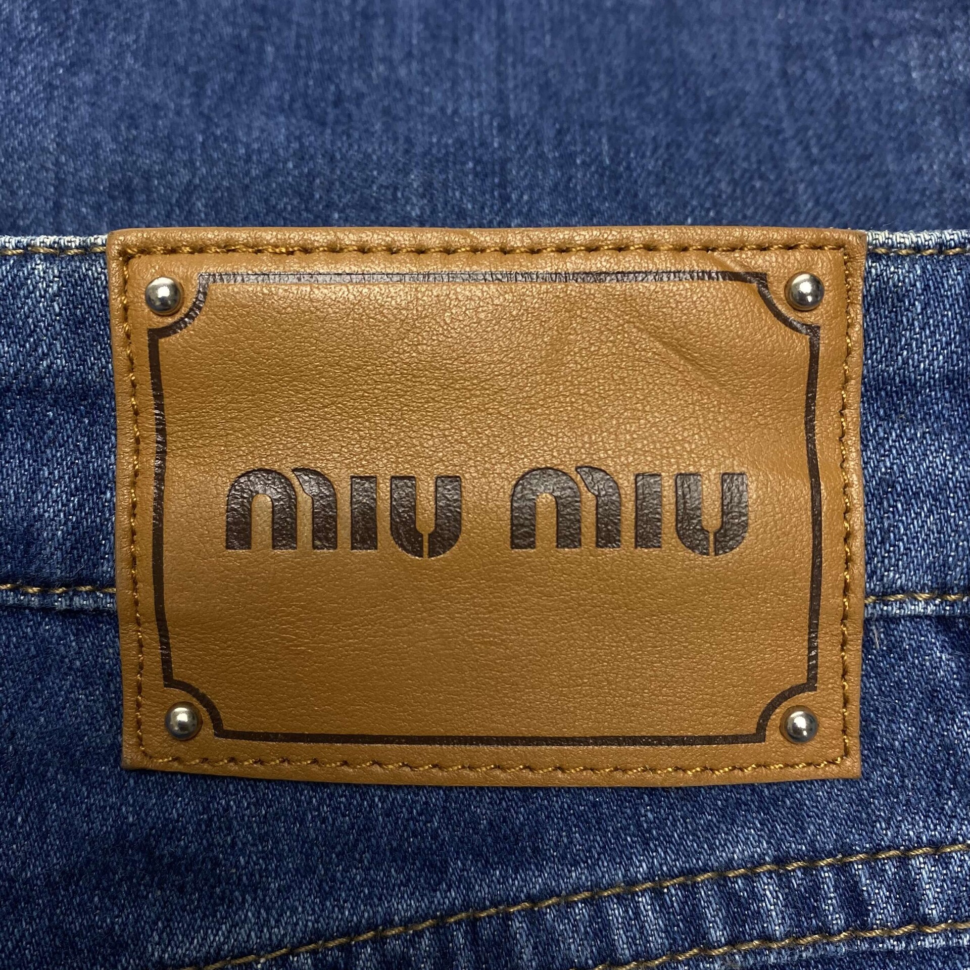 Calça Jeans Miu Miu