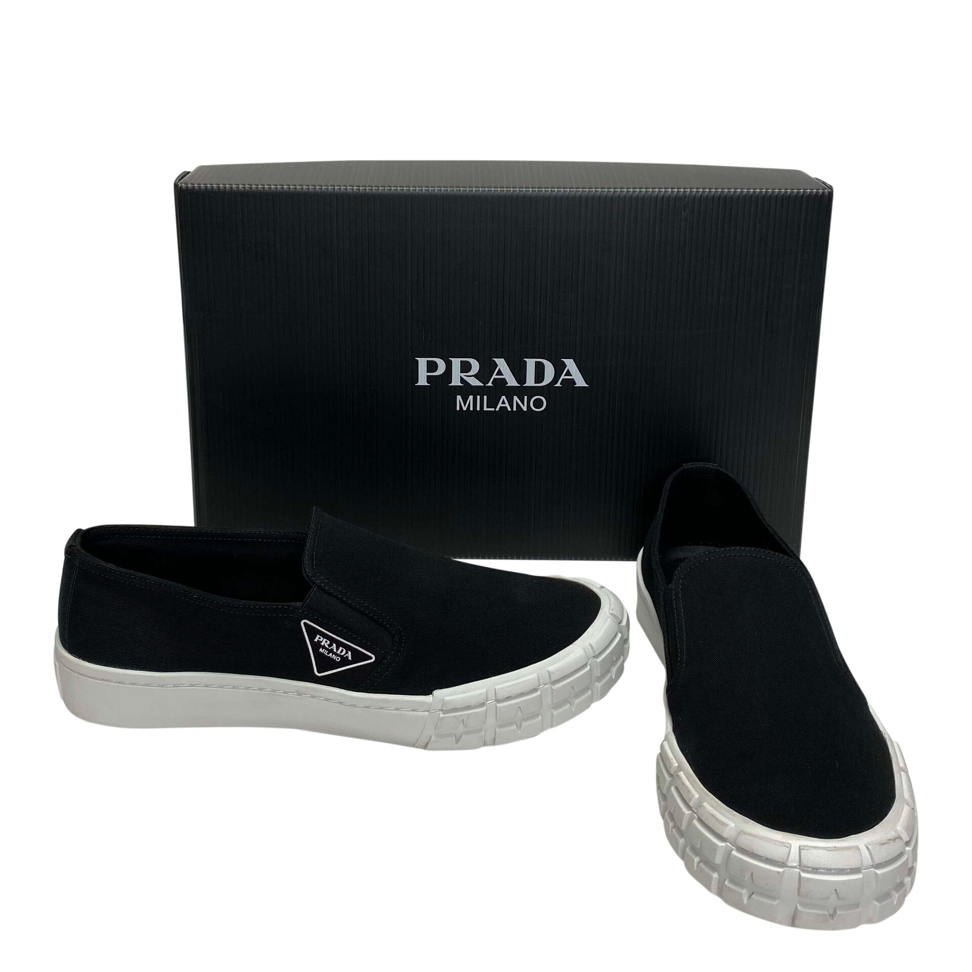 Tênis Prada Slip-on Preto