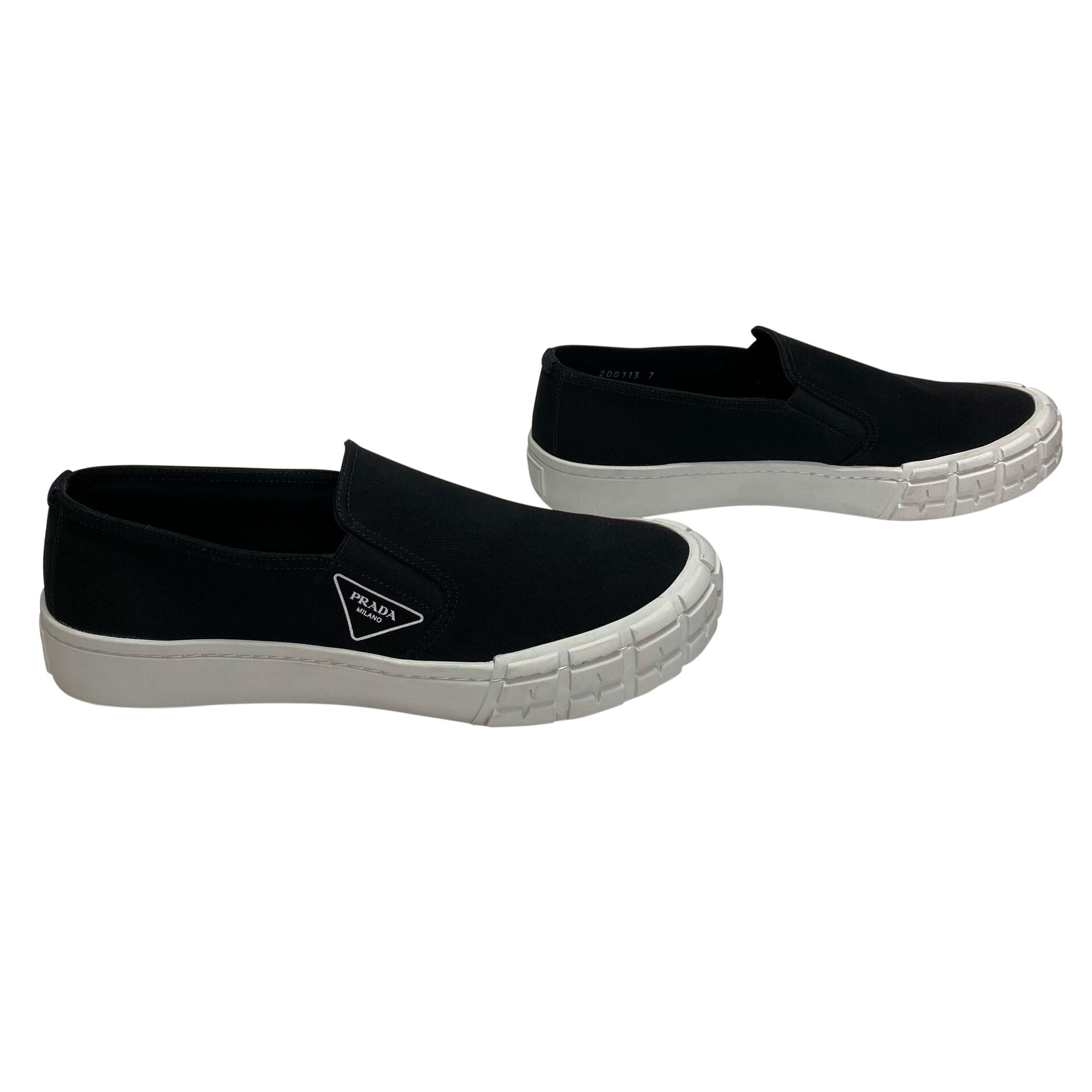 Tênis Prada Slip-on Preto