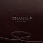 Bolsa Chanel Single Flap Jumbo Couro Caviar Preto