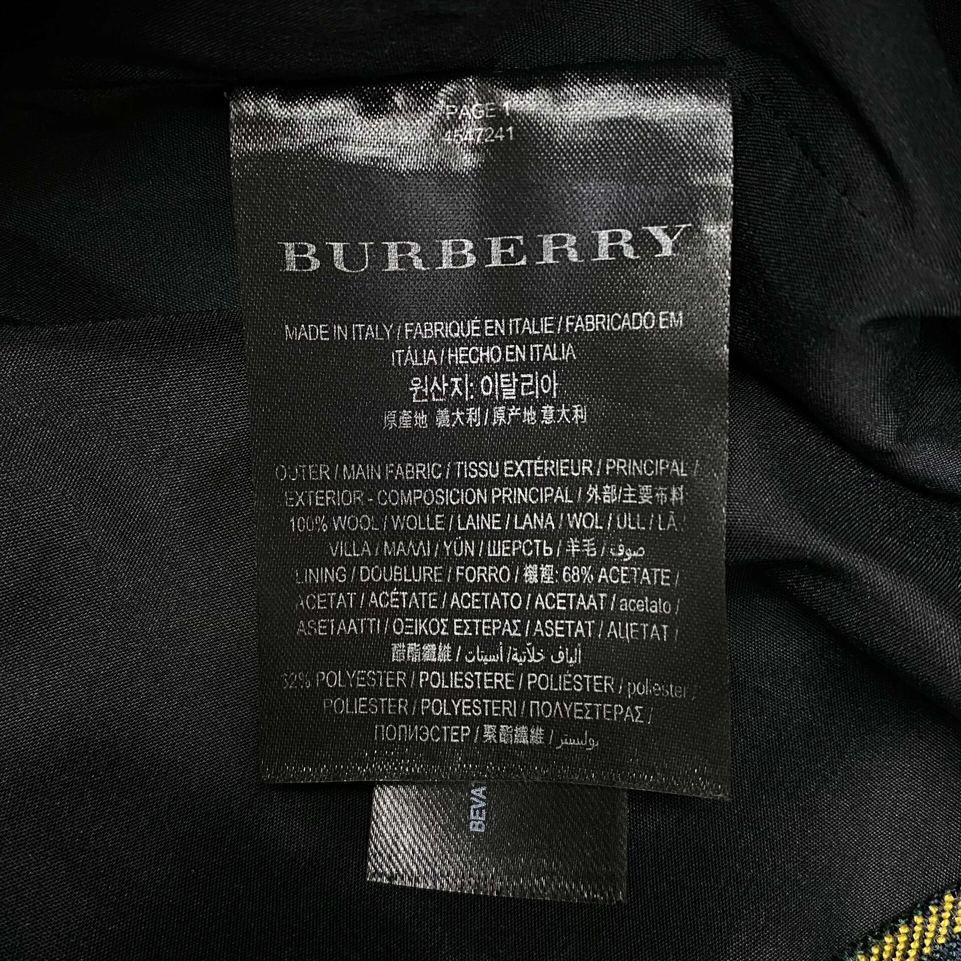 Calça Burberry Xadrez