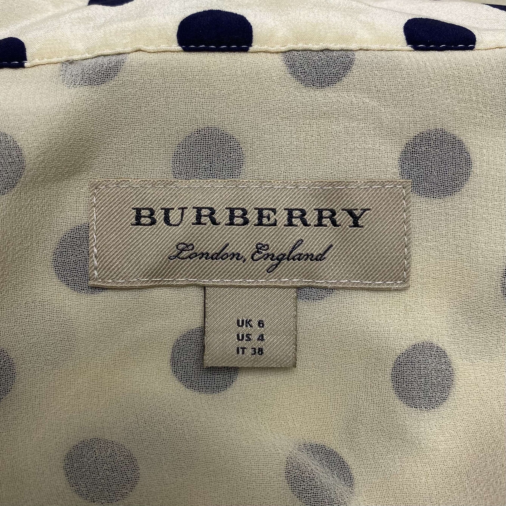 Camisa Burberry Poá