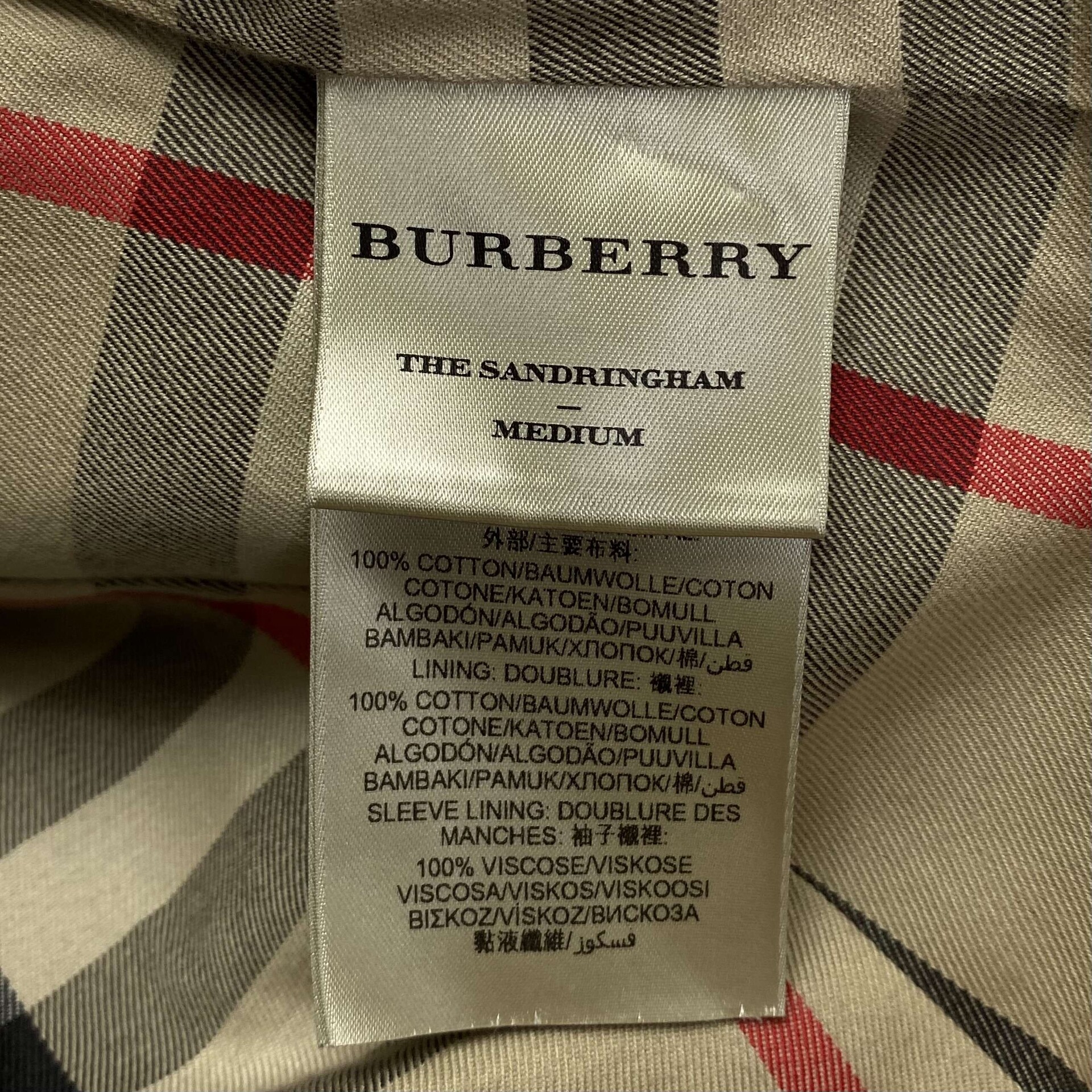 Casaco Burberry Vermelho