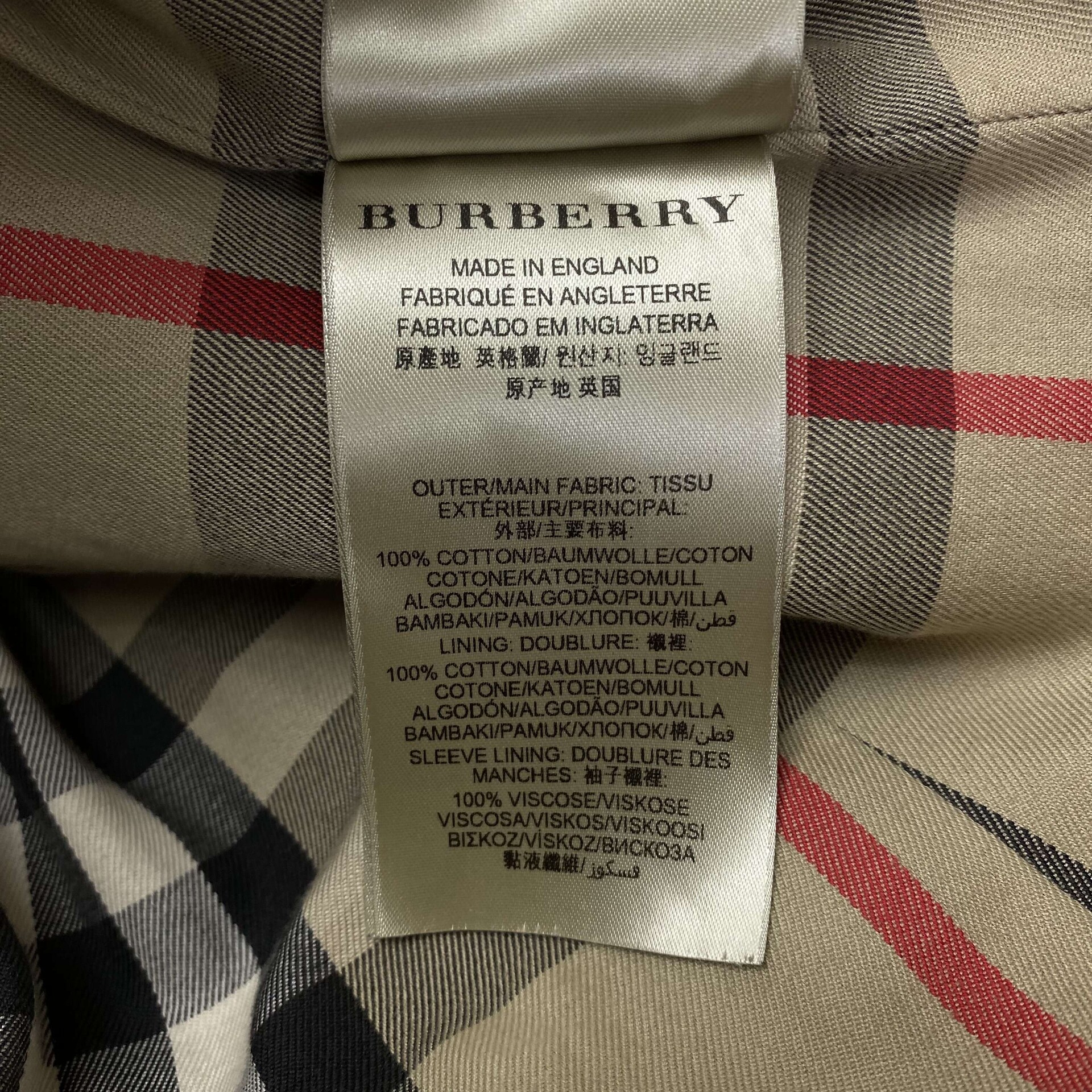 Casaco Burberry Vermelho