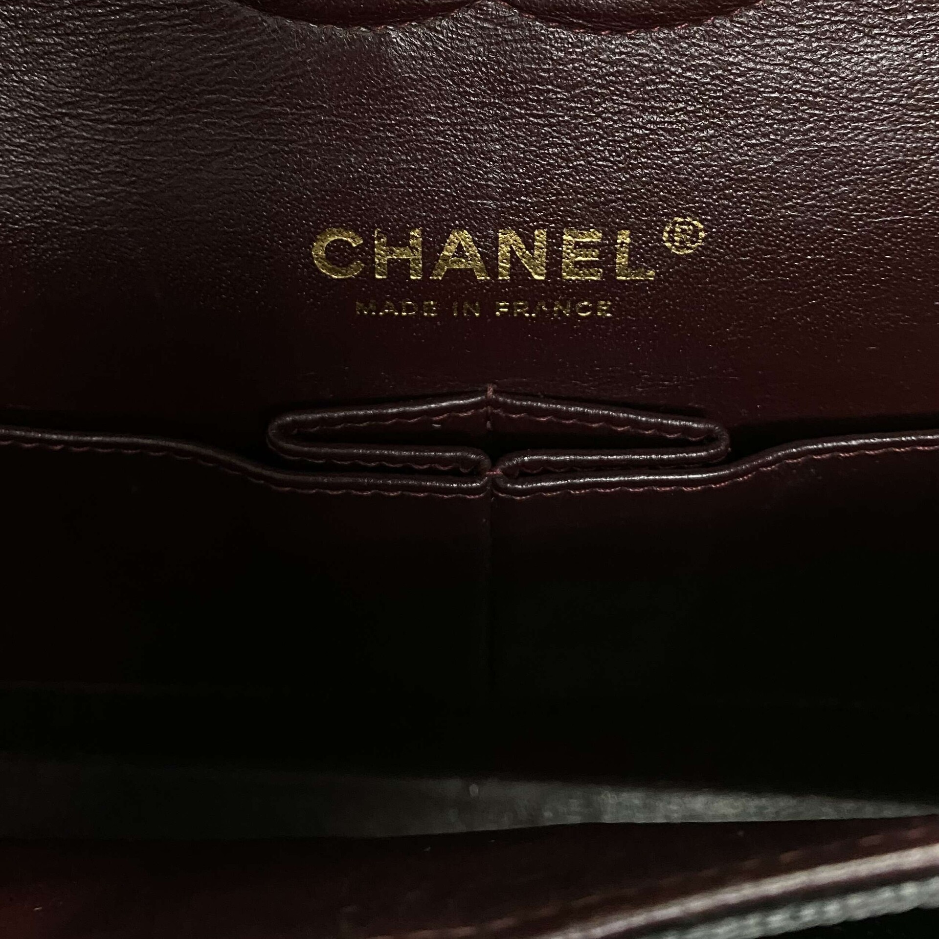Bolsa Chanel Double Flap Média Couro Caviar