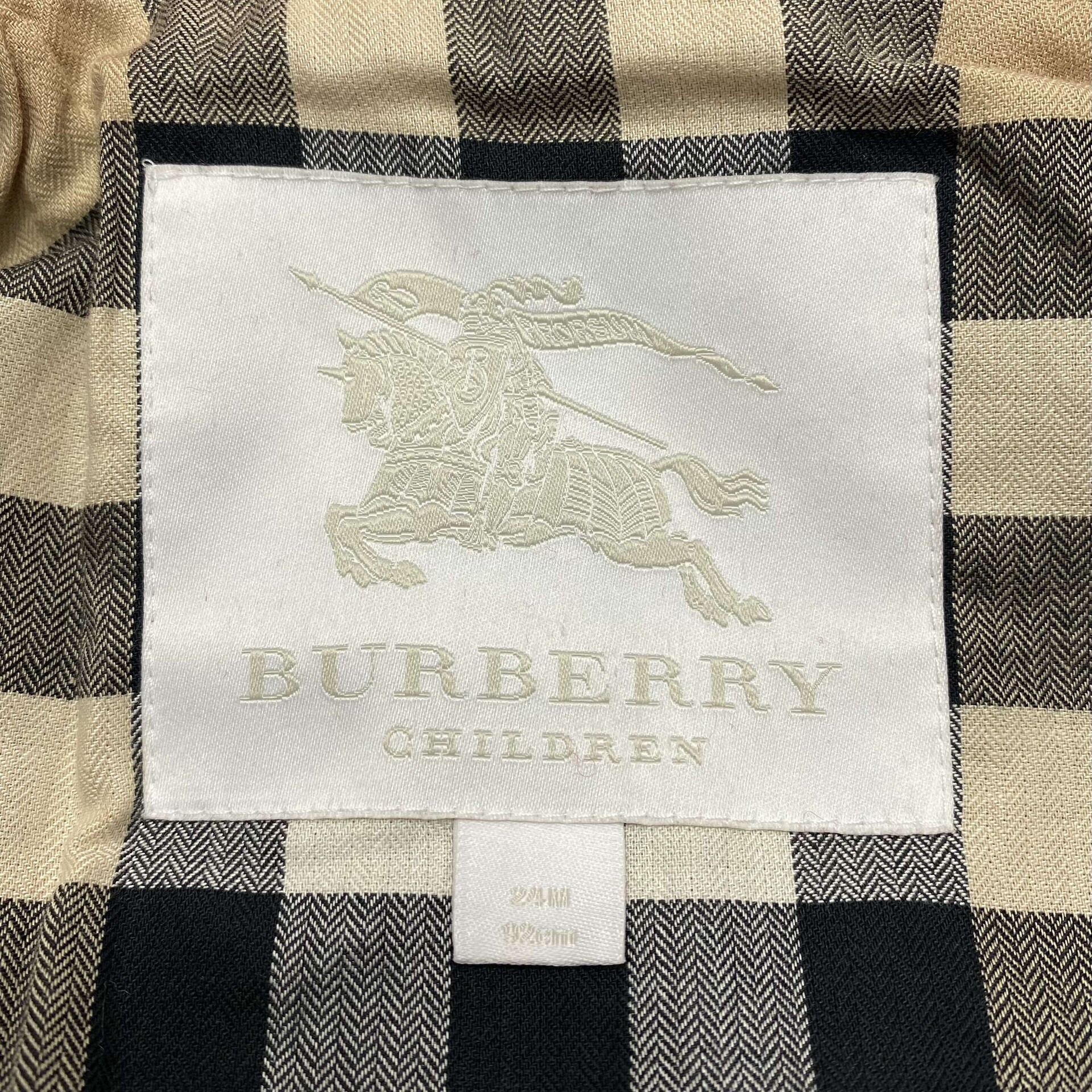 Casaco Burberry Infantil Vermelho