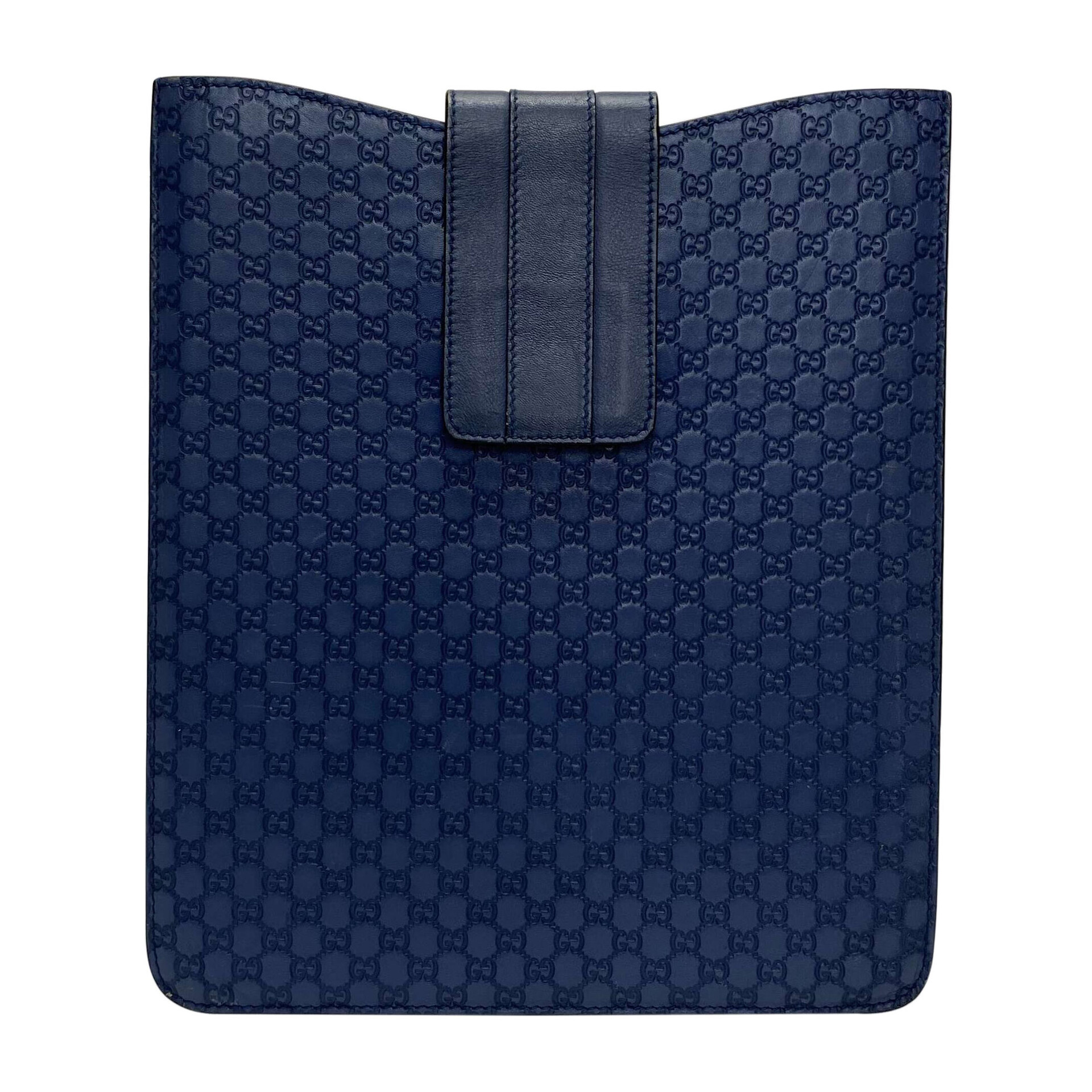 Capa Gucci Ipad 9 Couro Azul