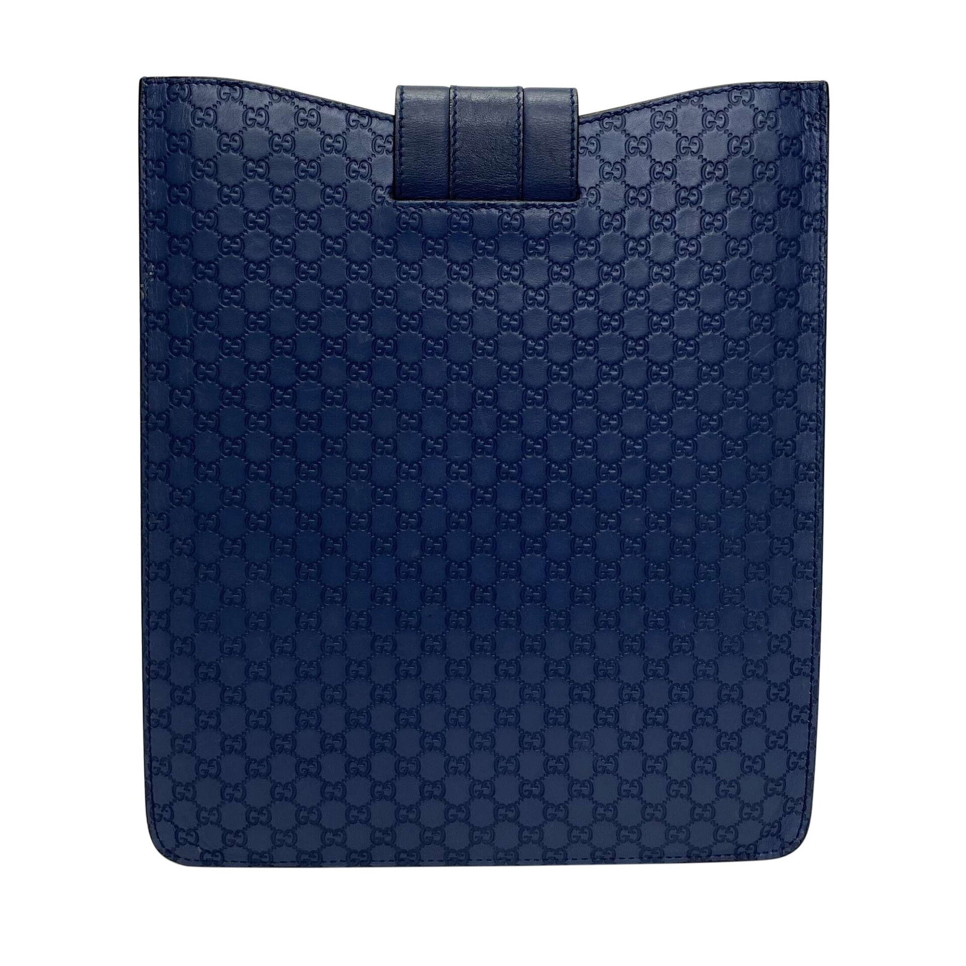 Capa Gucci Ipad 9 Couro Azul