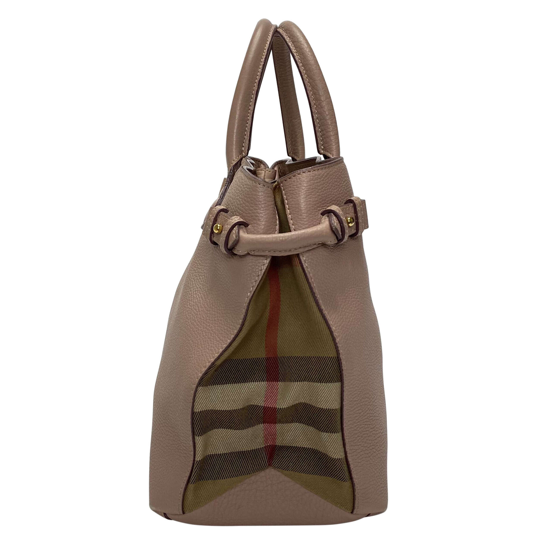 Bolsa Burberry Banner Rosa