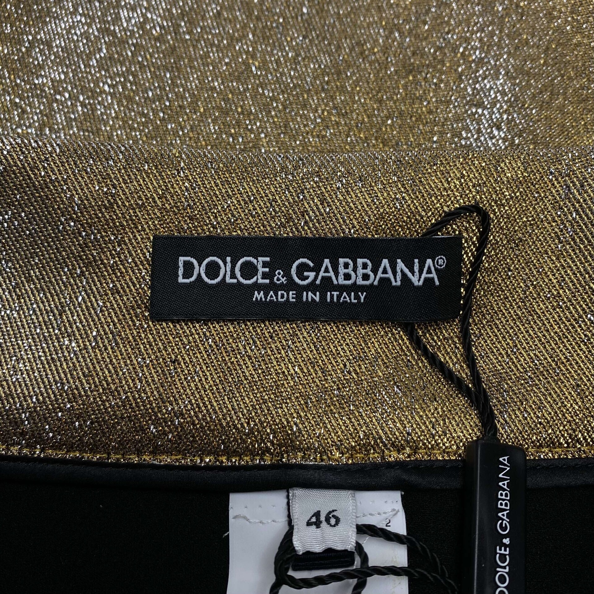 Calça Dolce & Gabbana Dourada