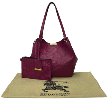 Bolsa Burberry Couro Rosa