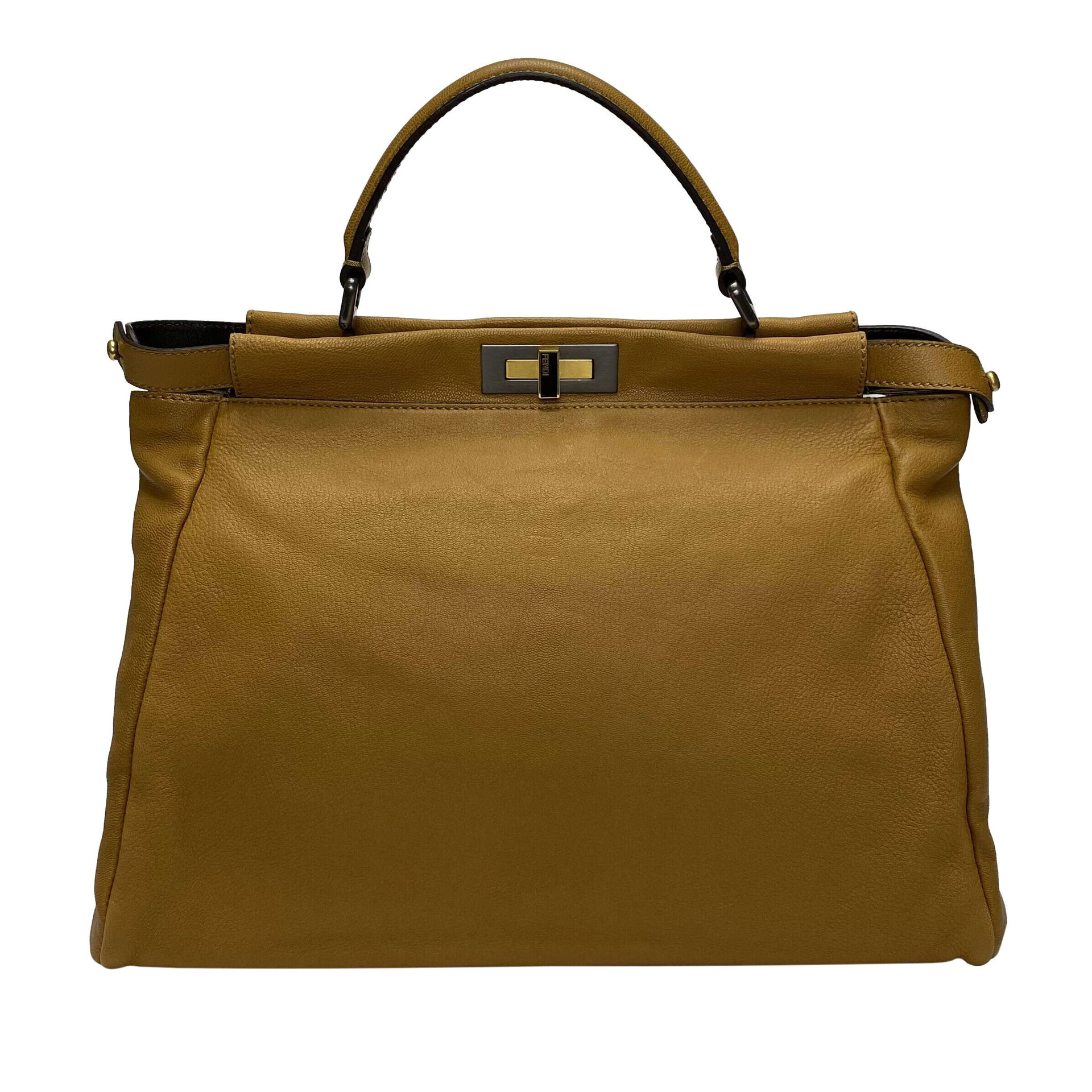 Bolsa Fendi Peekaboo Caramelo