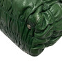 Bolsa Prada Couro Drapeado Verde