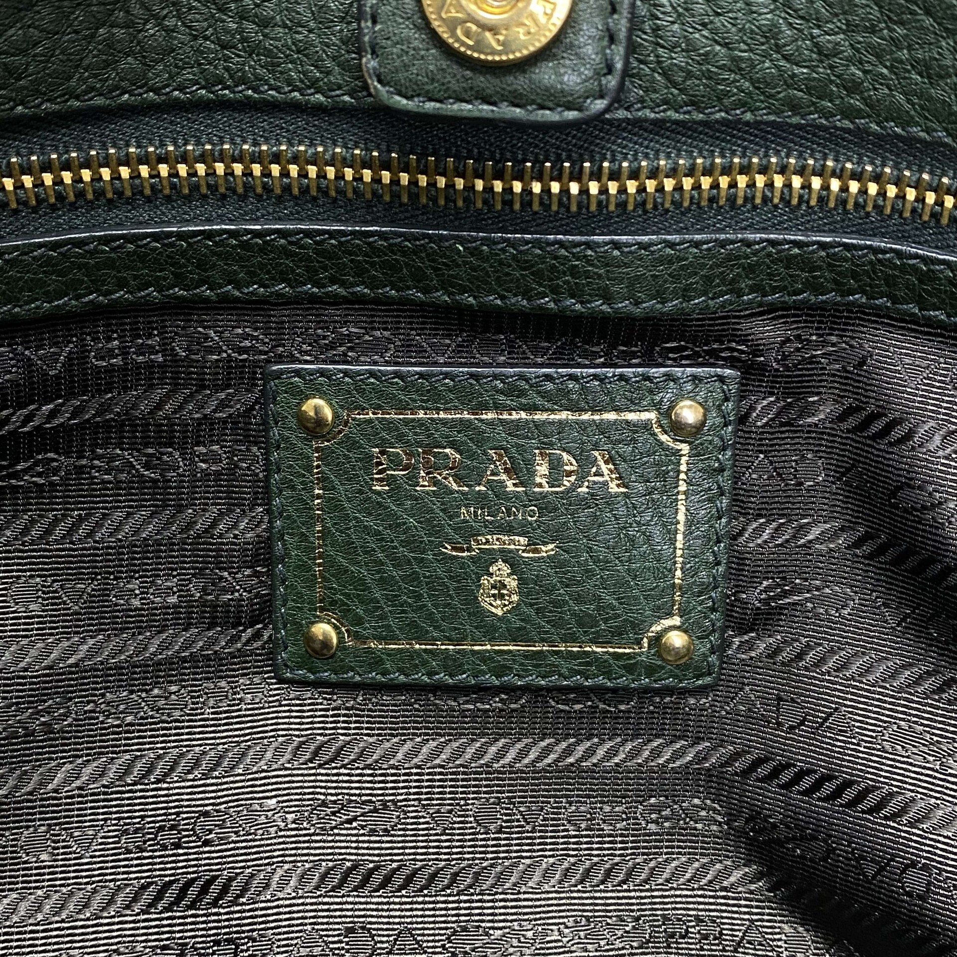 Bolsa Prada Couro Verde