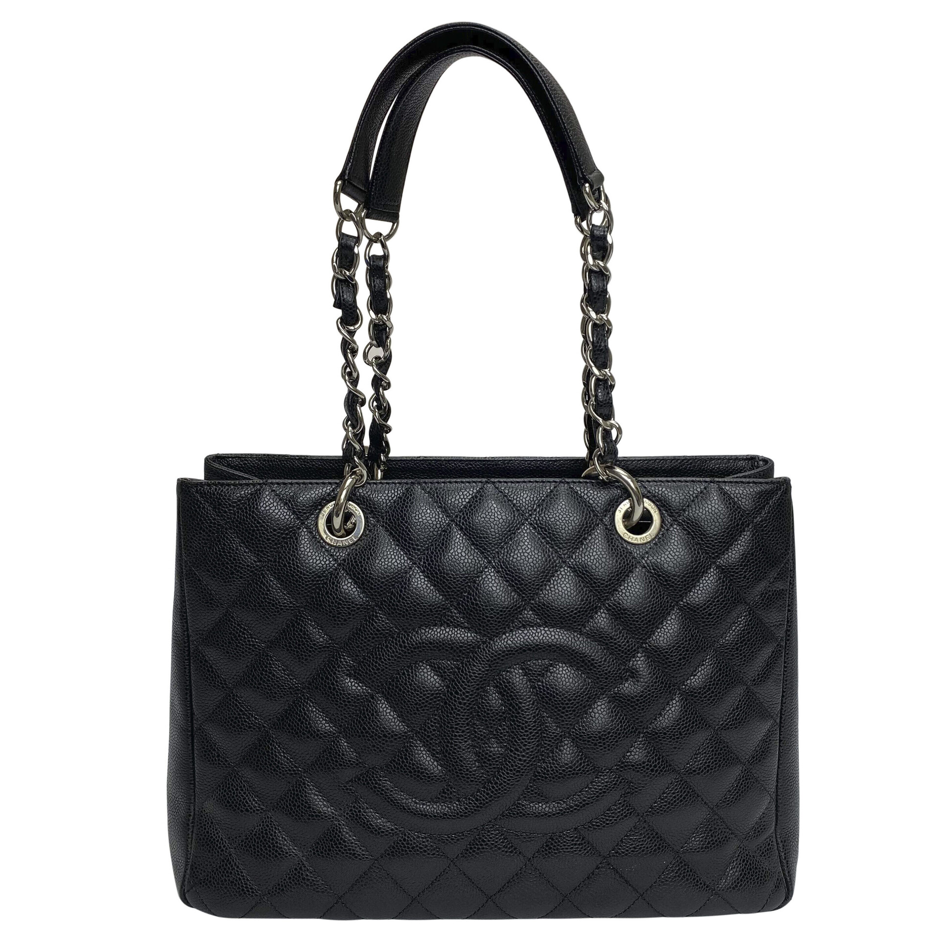 Bolsa Chanel Grand Shopping Tote GST Preta