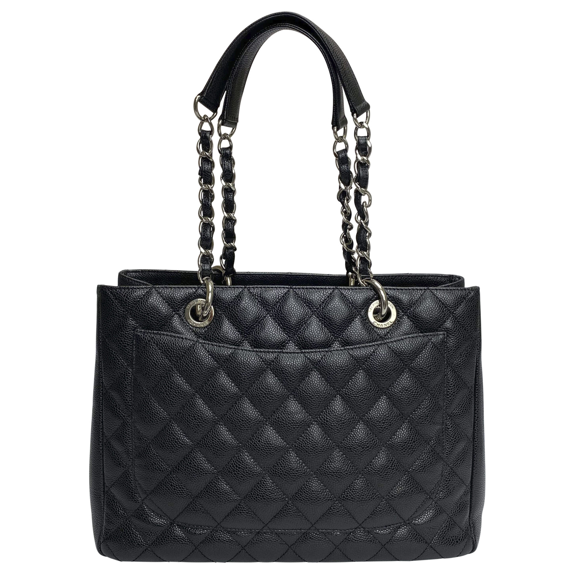 Bolsa Chanel Grand Shopping Tote GST Preta