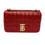 Bolsa Burberry Lola Couro Vermelho Mini