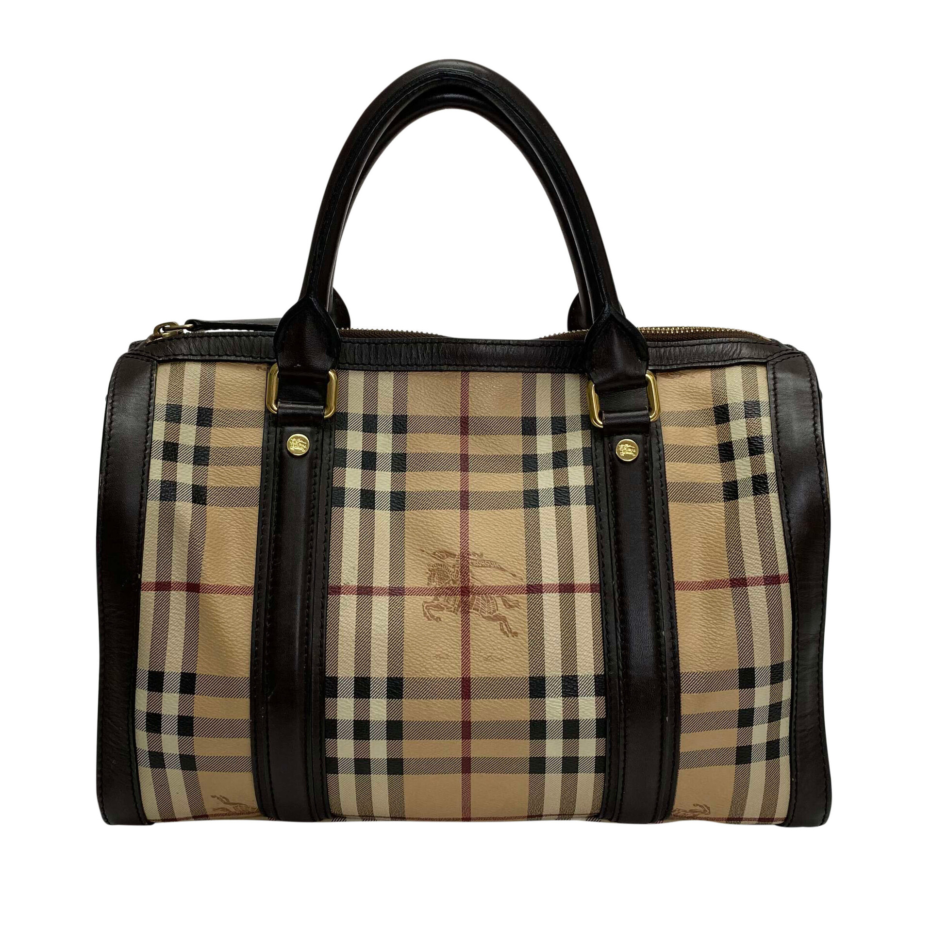 Bolsa Burberry Baú Xadrez Tradicional