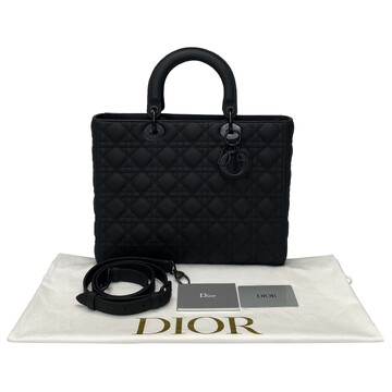 Bolsa Christian Dior Lady Dior Black Ultramatte