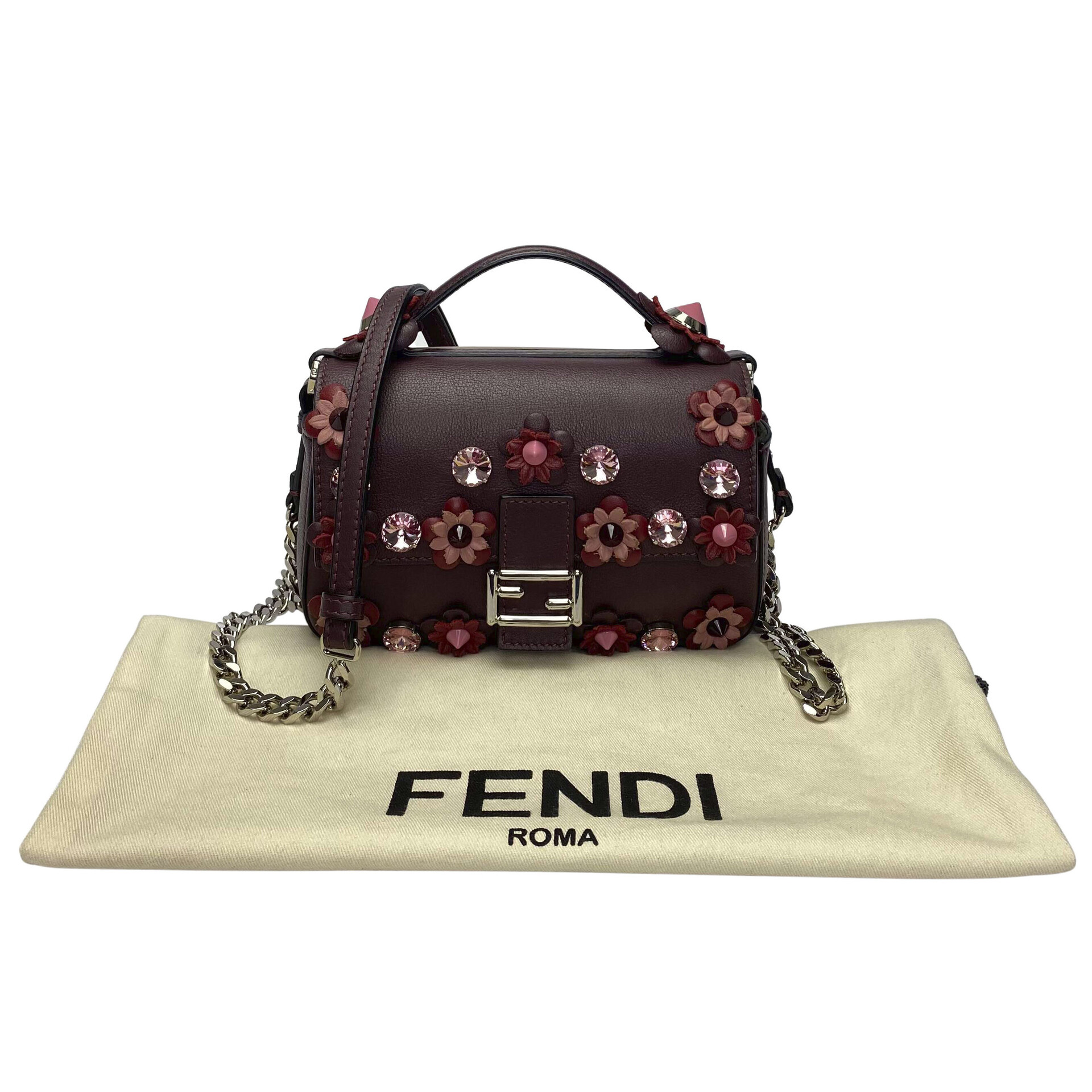 Bolsa Fendi Micro Double Baguette Bicolor