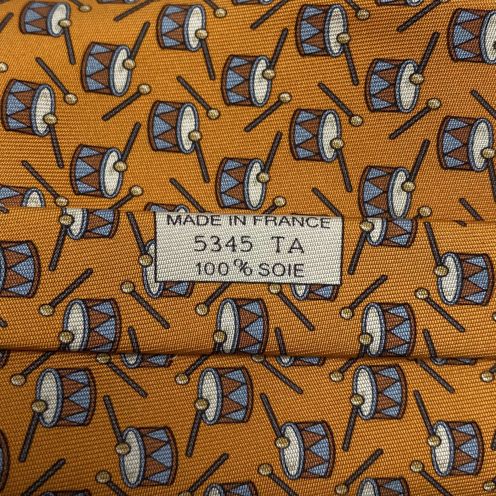 Gravata Hermès Laranja