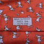 Gravata Hermès Vermelha