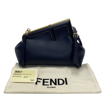 Bolsa Fendi Shine Napa First Marinho