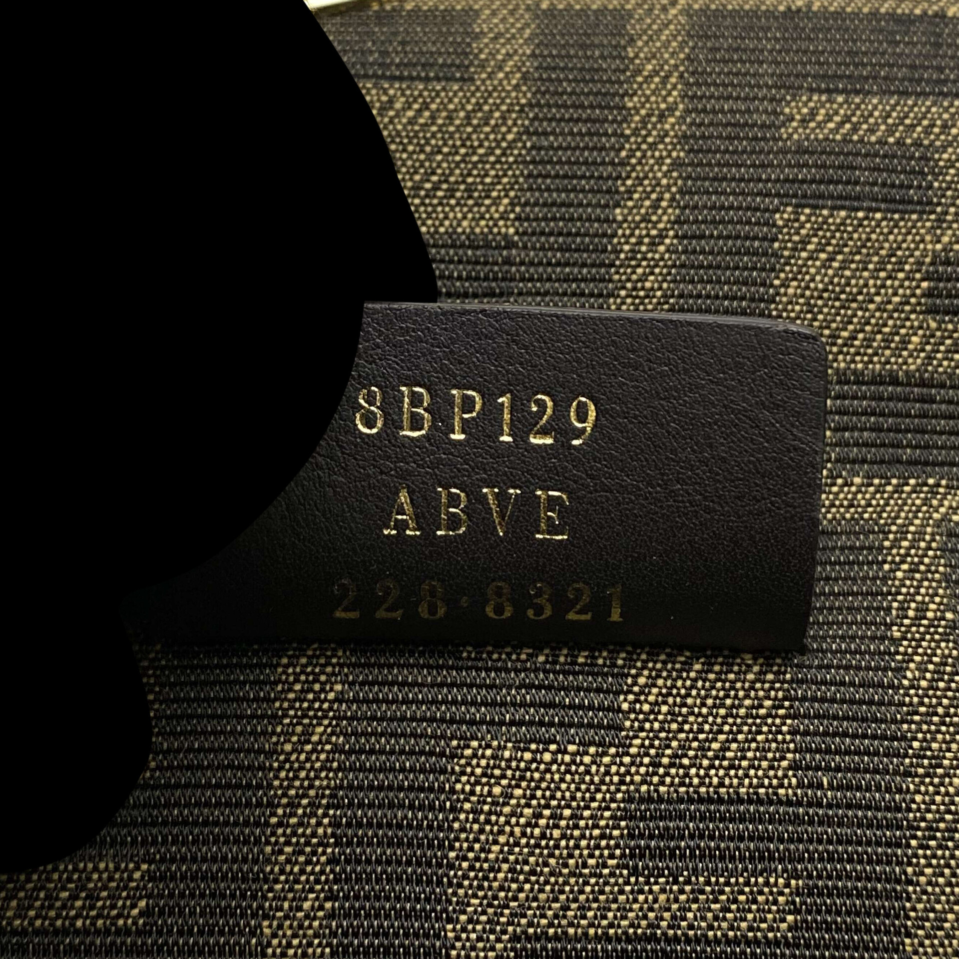 Bolsa Fendi Shine Napa First Marinho