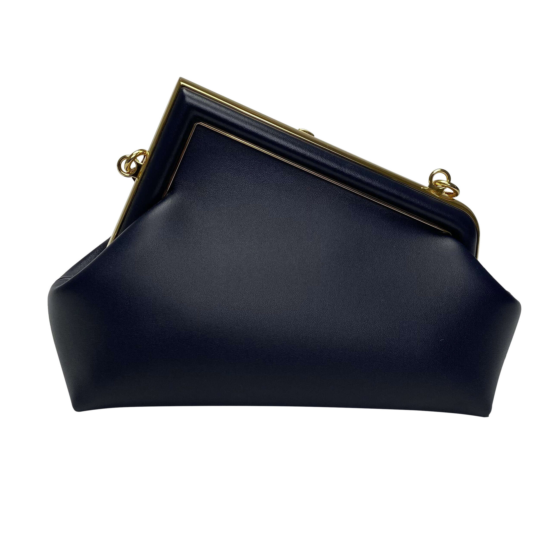 Bolsa Fendi Shine Napa First Marinho