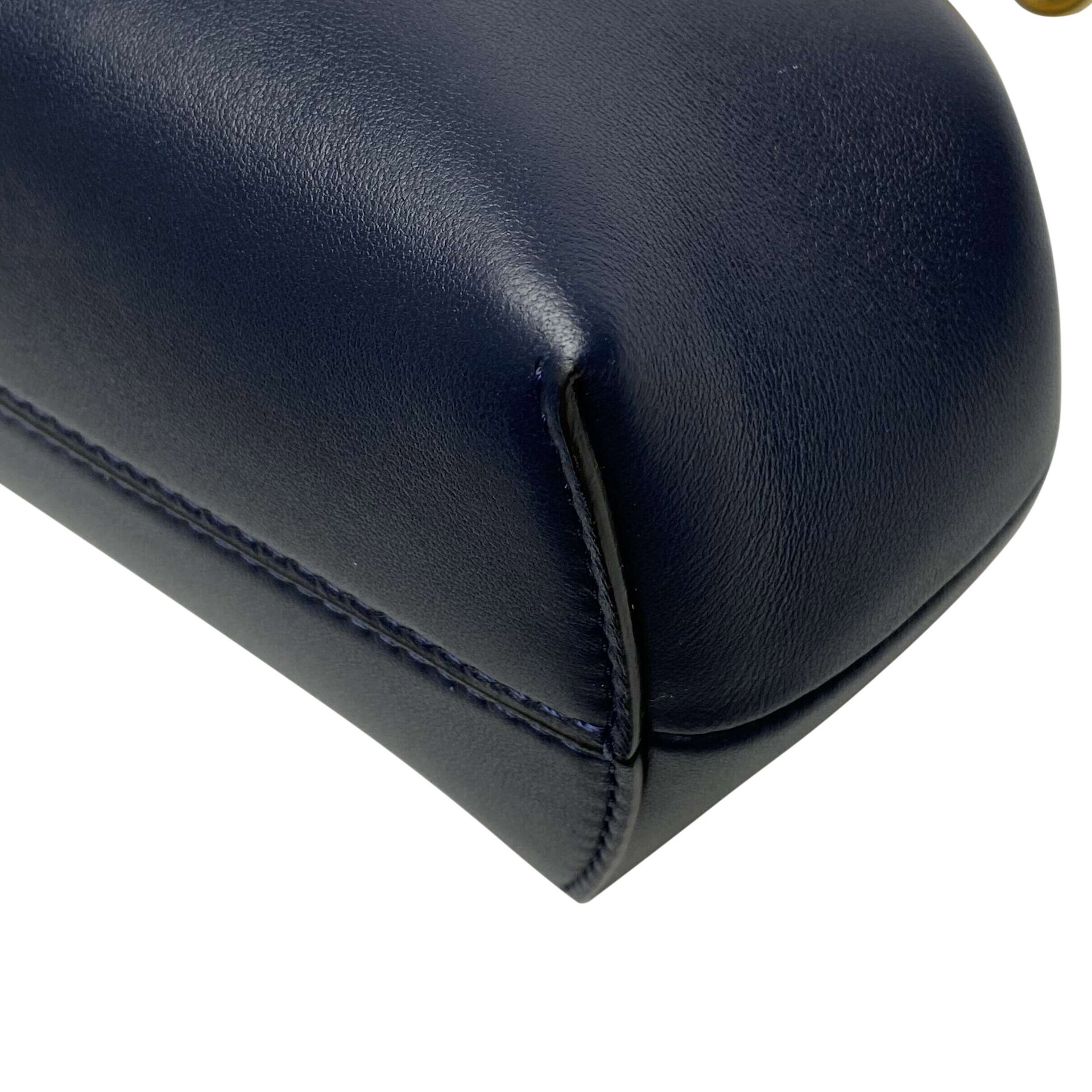 Bolsa Fendi Shine Napa First Marinho