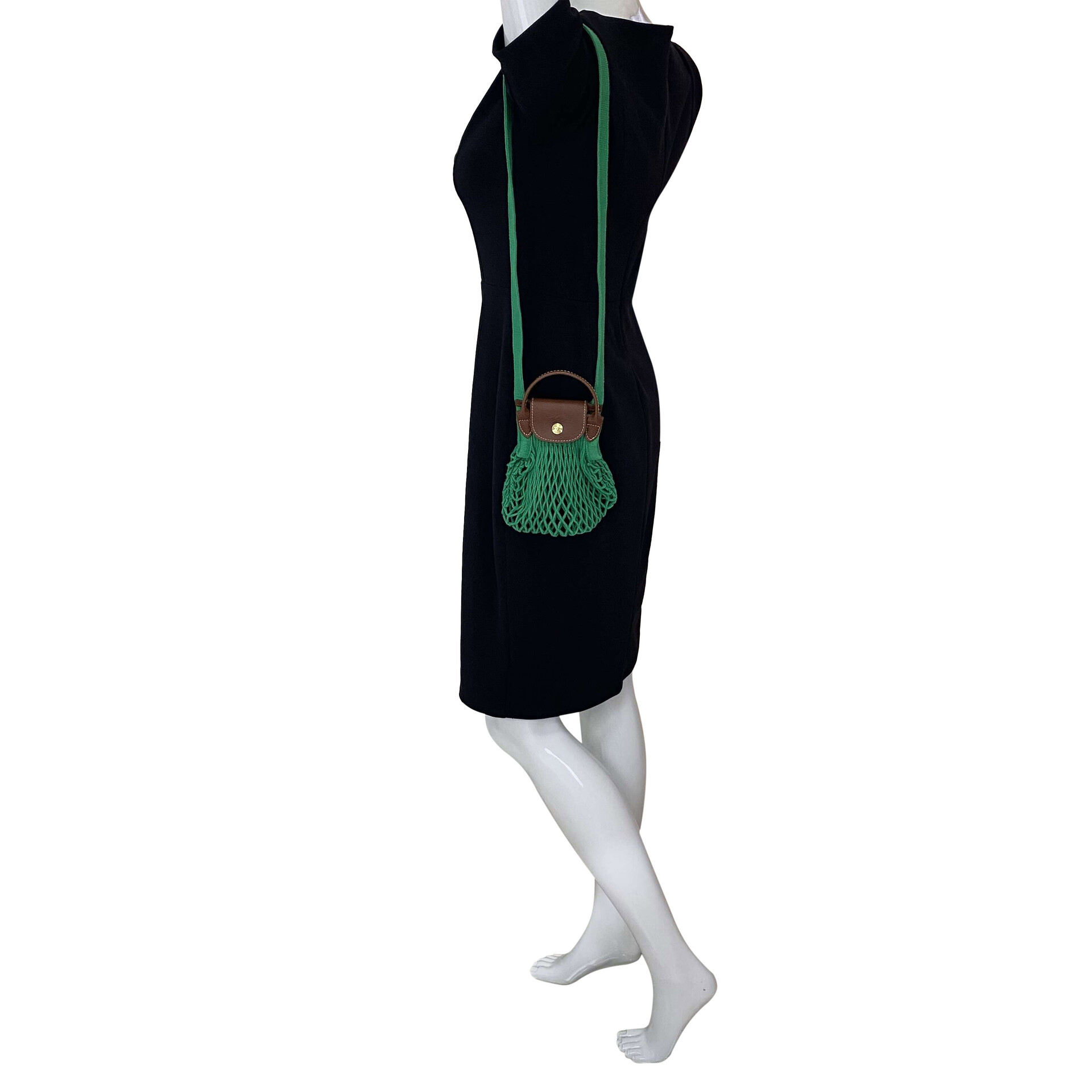 Bolsa Longchamp Le Pliage Filet Verde