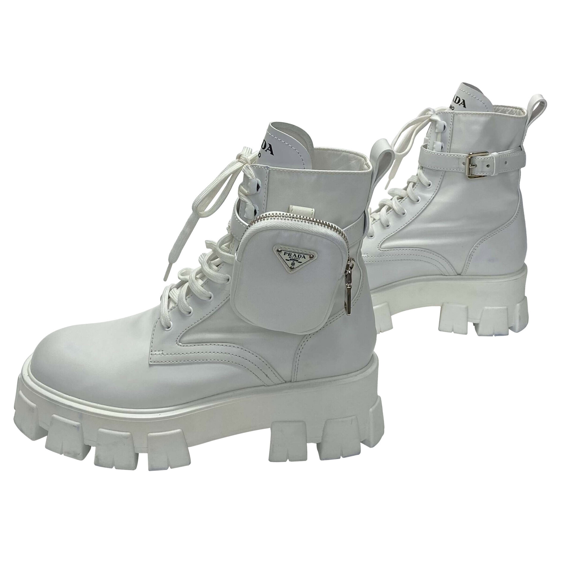 Bota Prada Monolith Branca